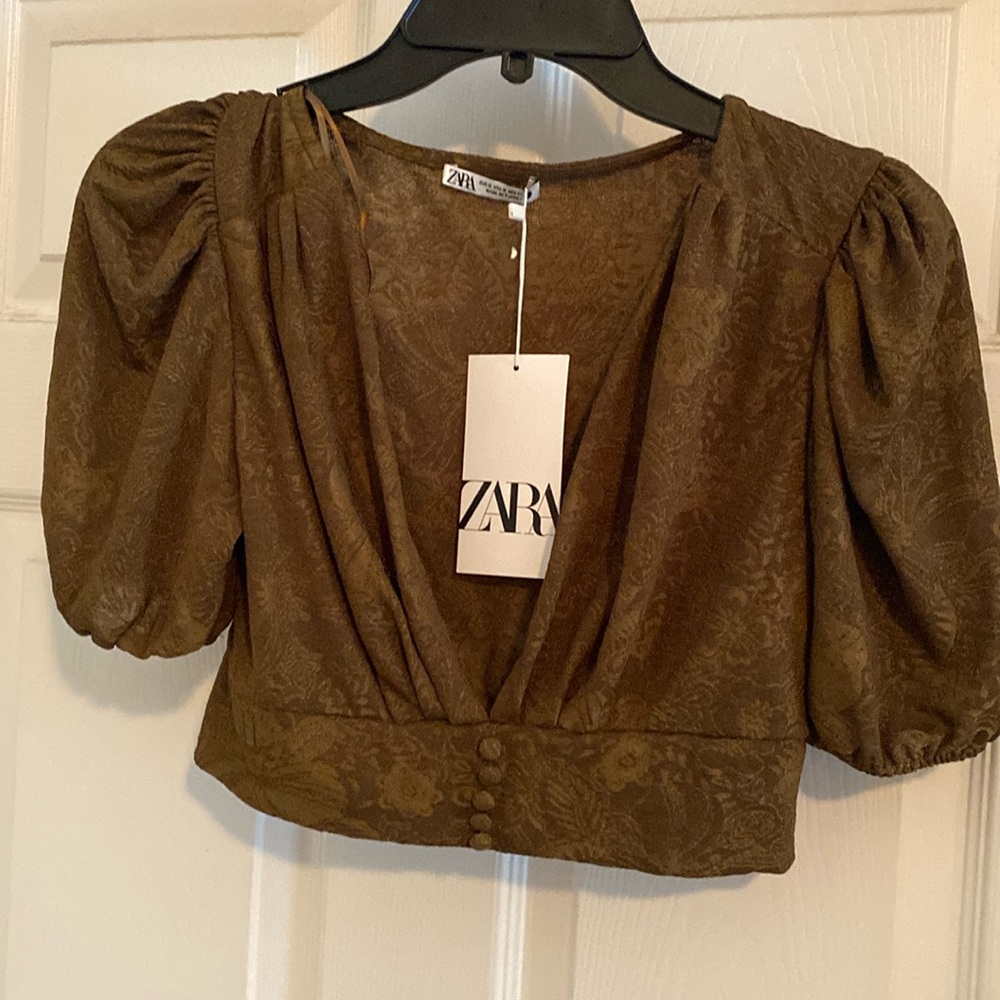 NEW CROP TOP from ZARA size M